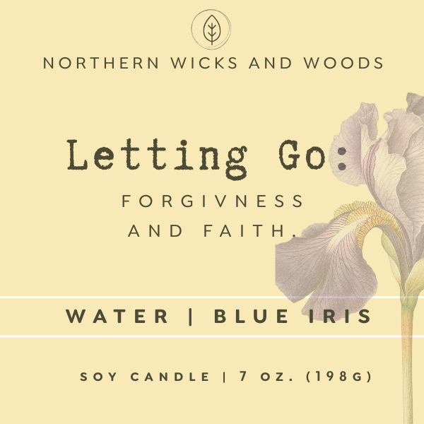 Letting Go : Water and Blue Iris