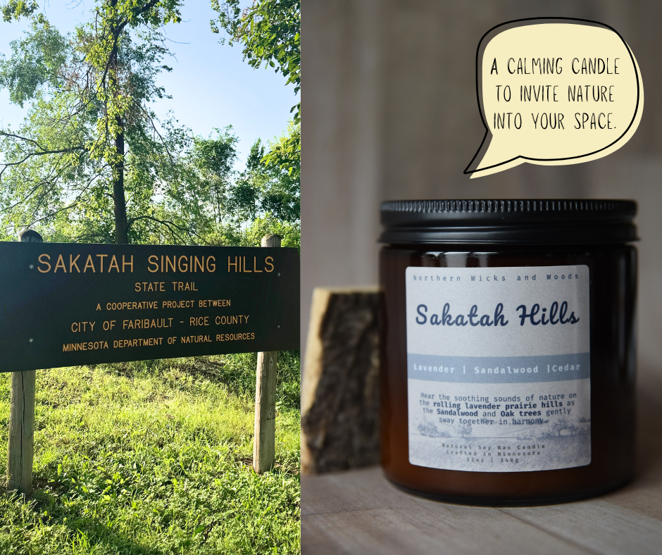 Sakatah Hills: Lavender, Sandalwood and Cedar Candle