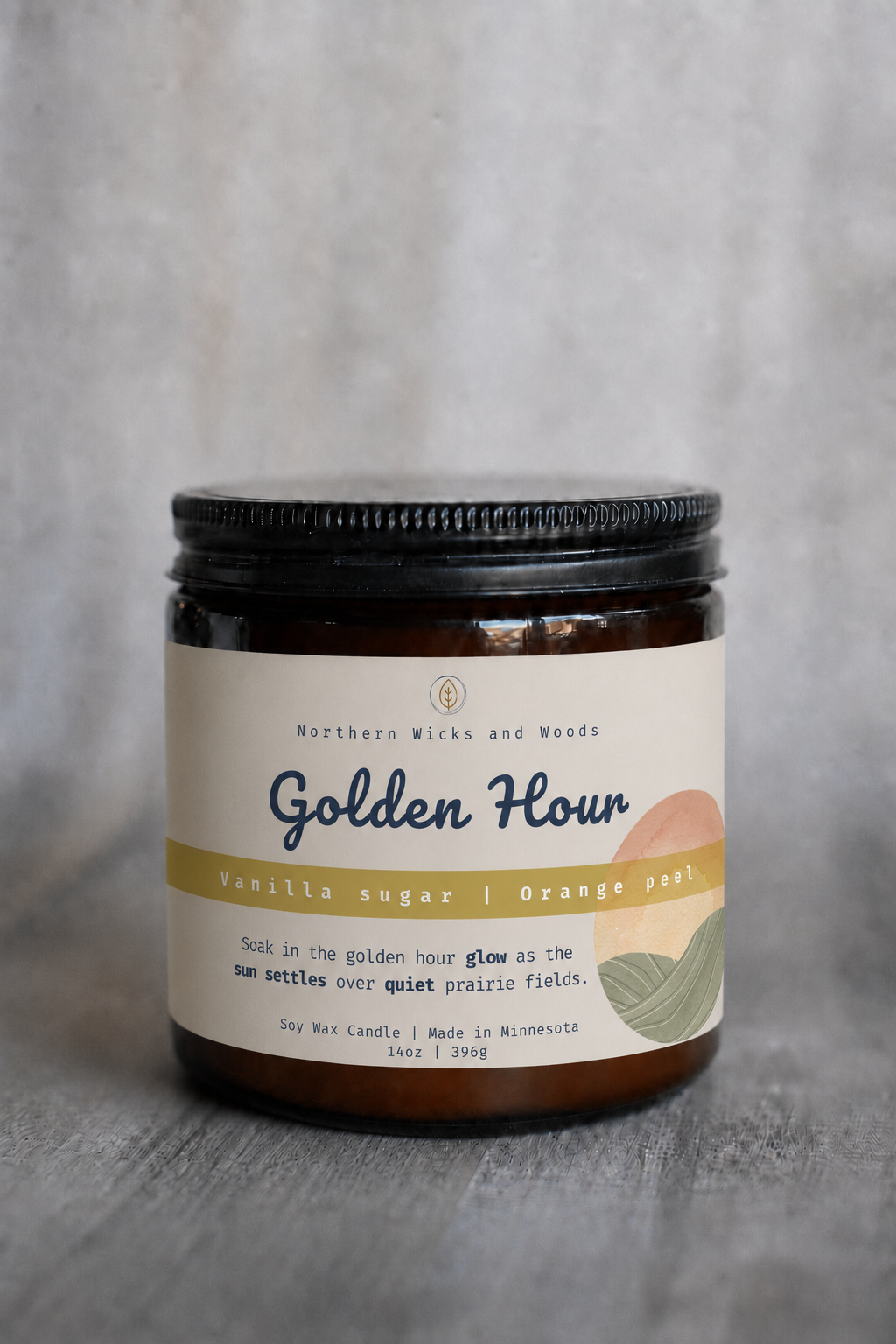 Golden Hour: Sugar and Tangerine Candle