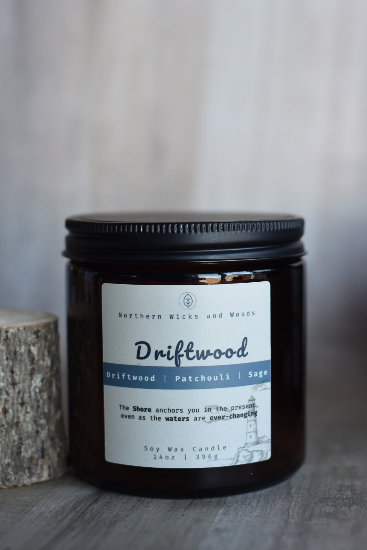 Driftwood: Patchouli and Sage Candle