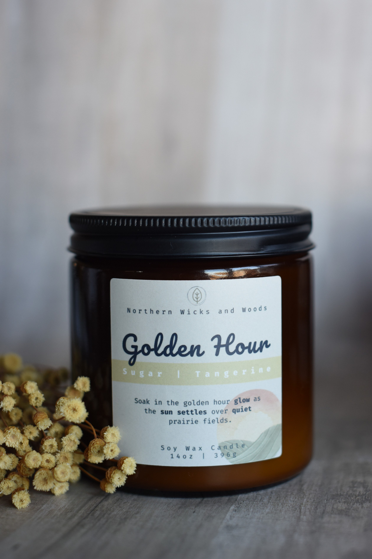 Golden Hour: Sugar and Tangerine Candle