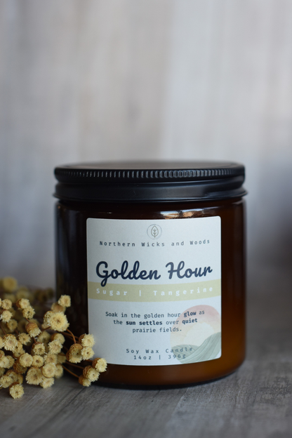 Golden Hour: Sugar and Tangerine Candle