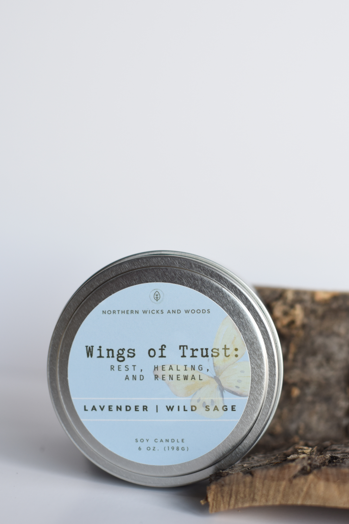 Wings of Trust: Travel Candle Tin