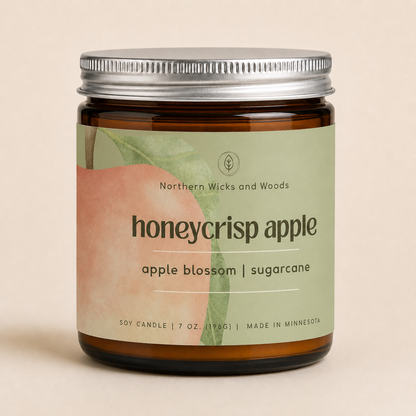 Honeycrisp Apple Candle