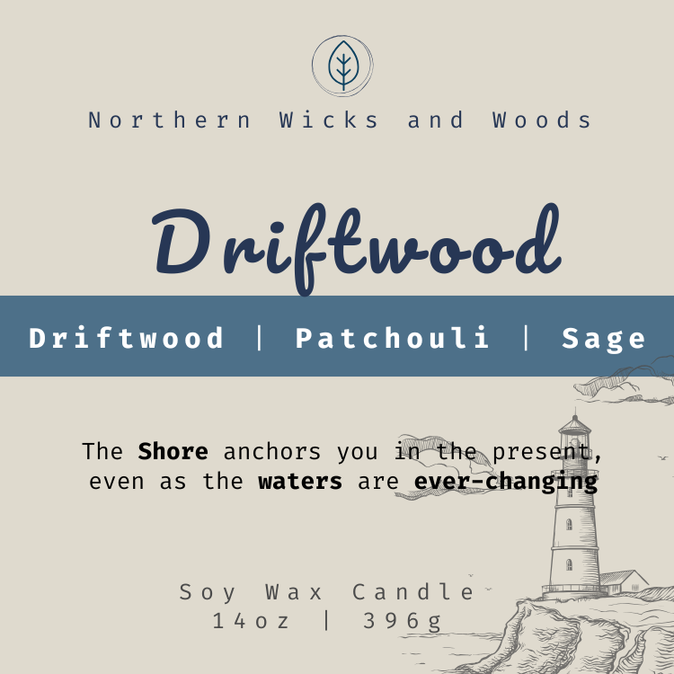 Driftwood: Patchouli and Sage Candle