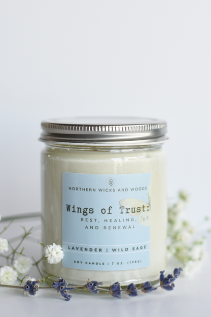 Wings of Trust : Lavender and Wild Sage