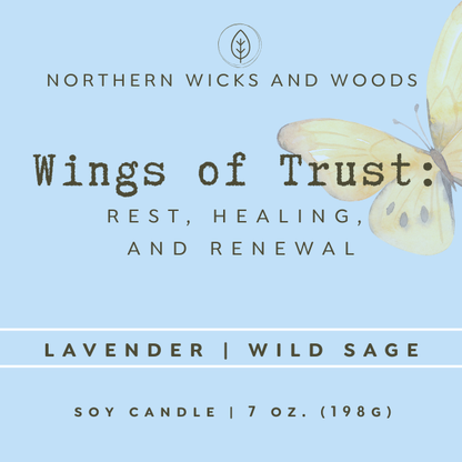 Wings of Trust : Lavender and Wild Sage