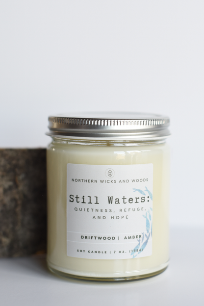 Still waters : Driftwood and Amber