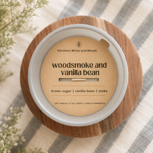 woodsmoke and vanilla bean