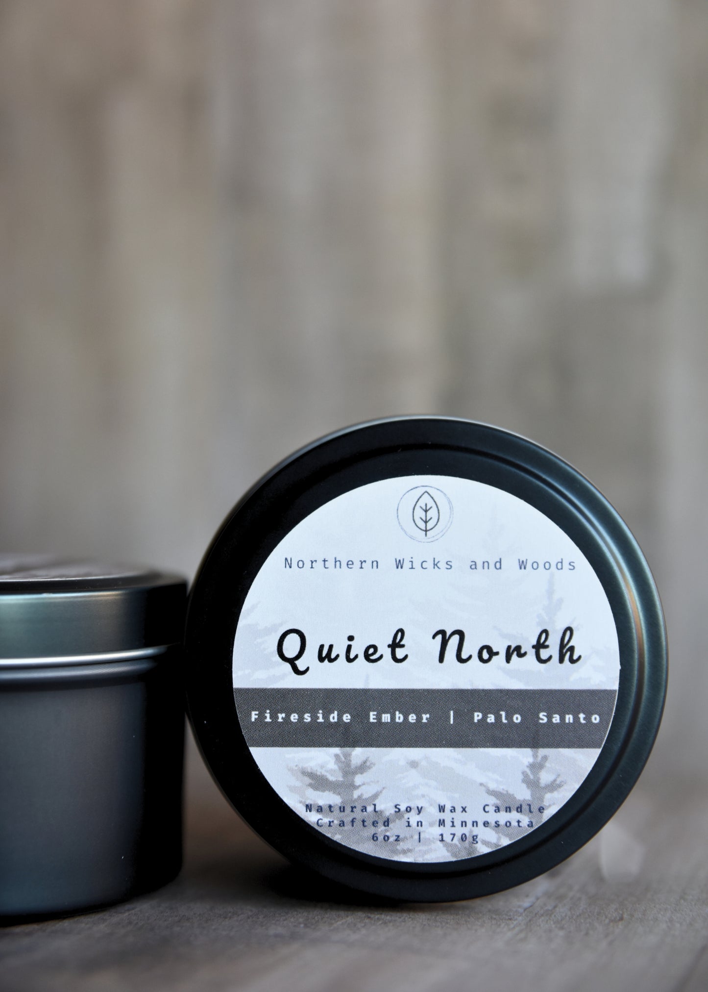 Quite North Candle Tin