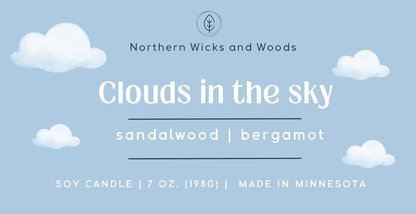 Clouds in the Sky:  Lavender, Sandalwood and Bergamot