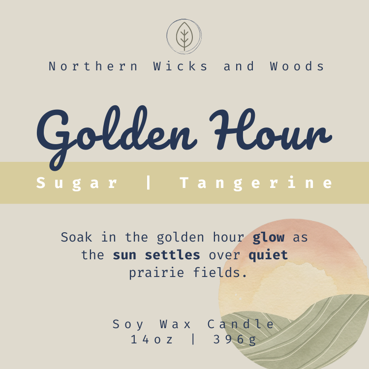 Golden Hour: Sugar and Tangerine Candle
