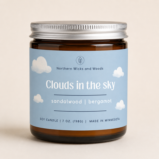 Clouds in the Sky:  Lavender, Sandalwood and Bergamot