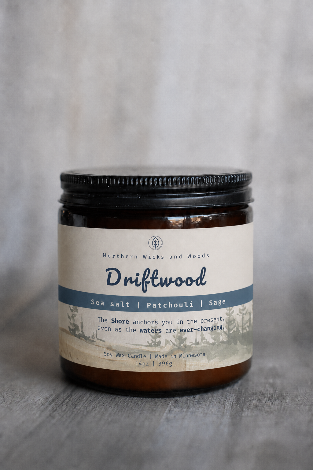 Driftwood: Patchouli and Sage Candle